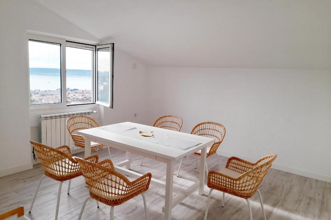 The View Split. Highlight With Roof-Top-Terrace And Pool Kastela Exterior photo